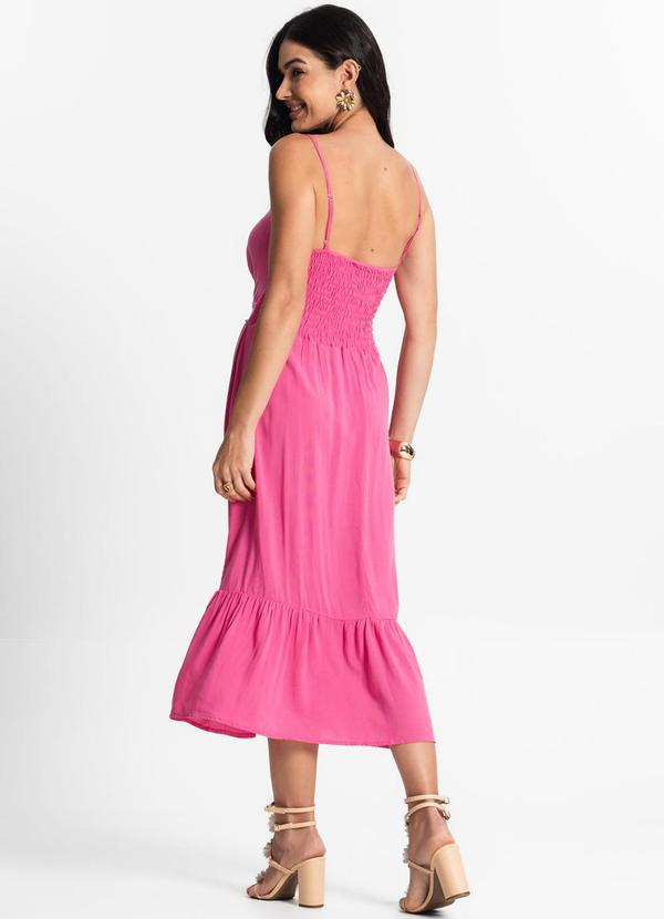 Rovitex - Vestido Longo Feminino Alcinha com Nó Vermelho 2