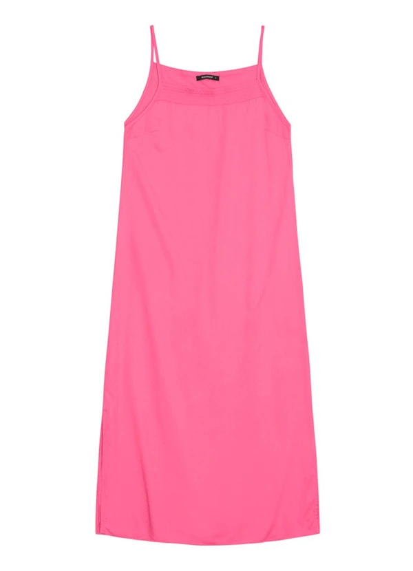 Essendi - Vestido Longo Feminino com Fenda Rosa 4