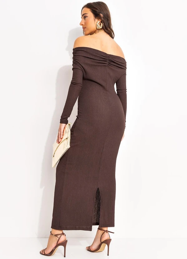 Forum - Vestido Longo Marrom 2