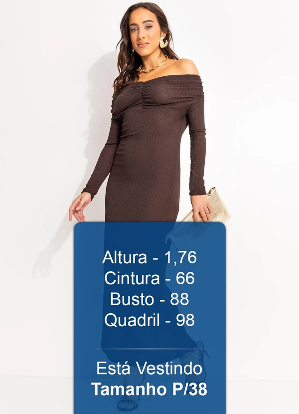 Forum - Vestido Longo Marrom 5