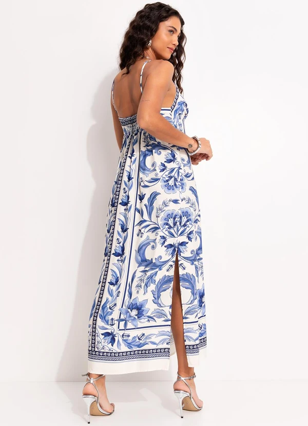 Farm - Vestido Longo Natalia Off White 2