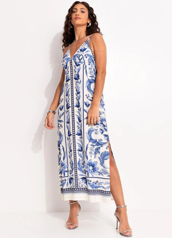 Farm - Vestido Longo Natalia Off White 3