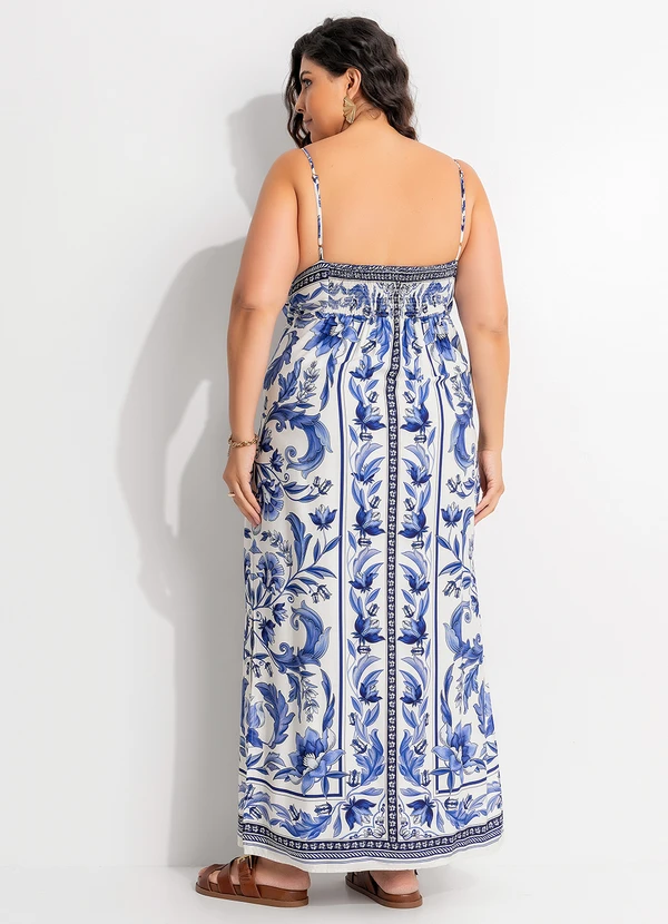 Farm - Vestido Longo Natalia Off White 8