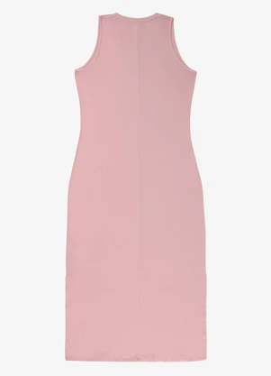 Vestido Longo Plus Size Infinita Cor (Rosa) - INFINITA COR