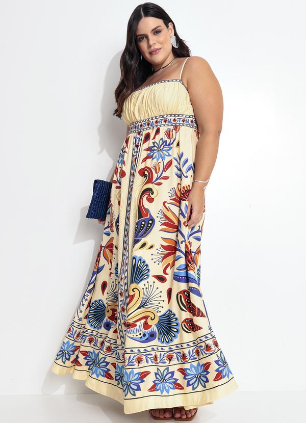 Farm - Vestido Longo Sonho de Mar Bege 2