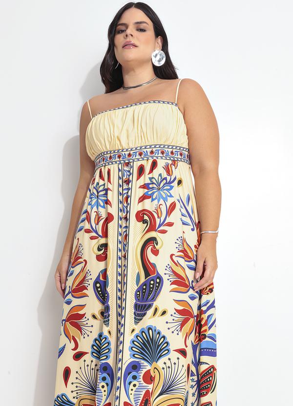 Farm - Vestido Longo Sonho de Mar Bege 12