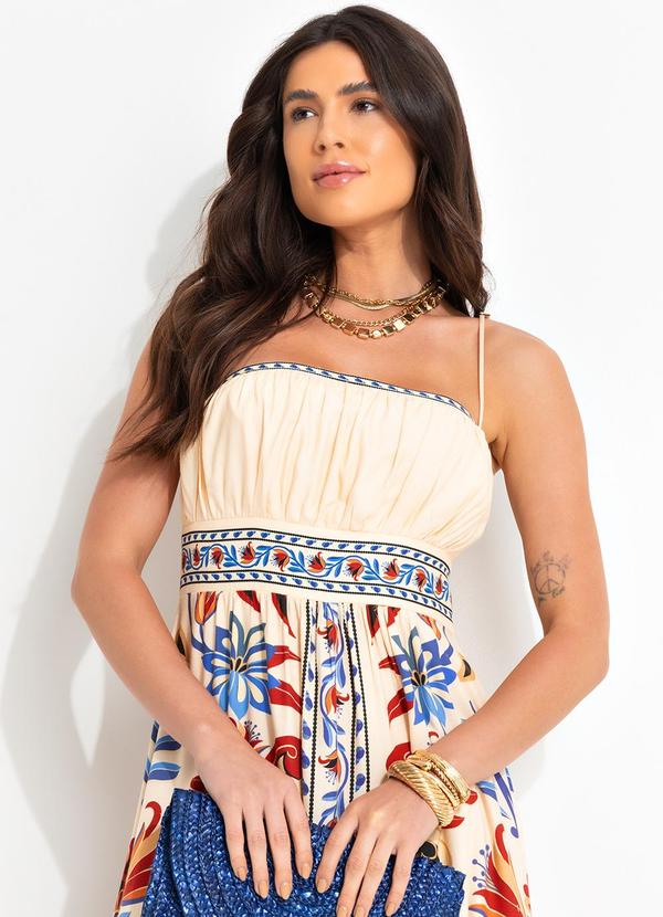 Farm - Vestido Longo Sonho de Mar Bege 6