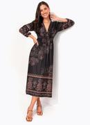 Vestido Abacaxi Tropical em Malha Fria