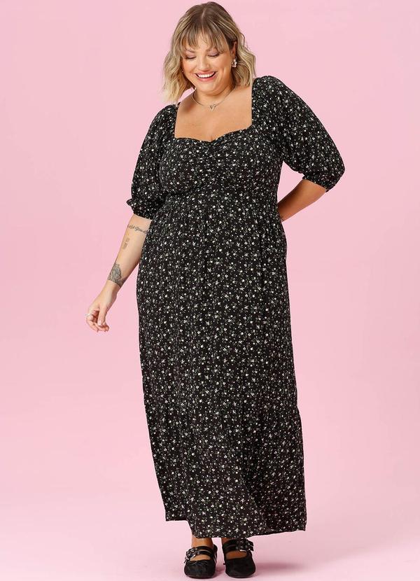 In Love - Vestido Luiza Preto