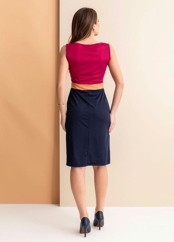 Rosalie - Vestido Magenta em Malha 4