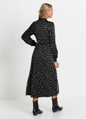 bonprix - Vestido Manga Longa Floral Liberty - BONPRIX