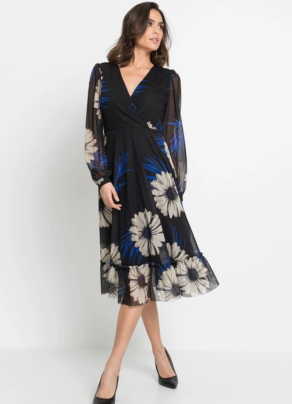 bonprix - Vestido Margarida Dark em Tule 3