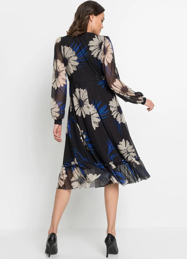 bonprix - Vestido Margarida Dark em Tule 4