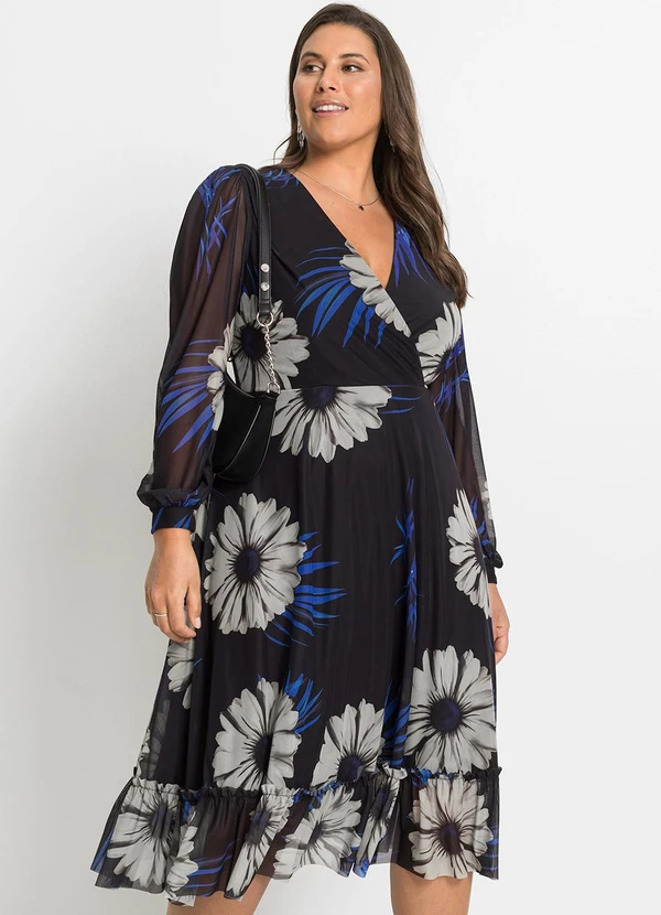 bonprix - Vestido Margarida Dark em Tule 7