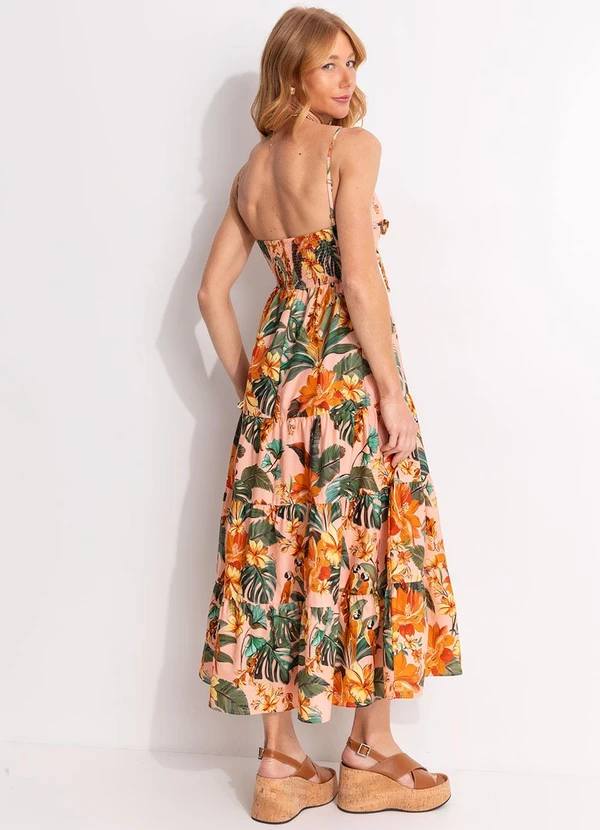 Farm - Vestido Marias Canto dos Pássaros Rosa 2