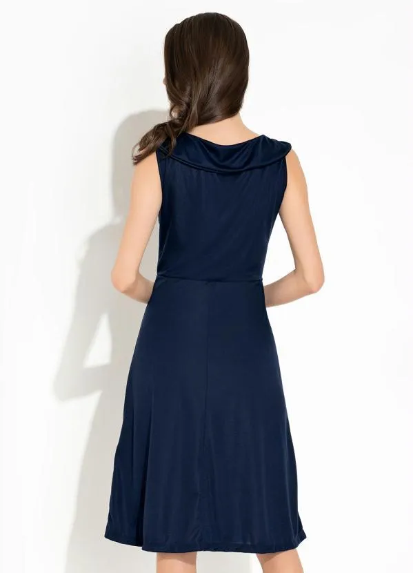 Rosalie - Vestido Marinho Laço 2