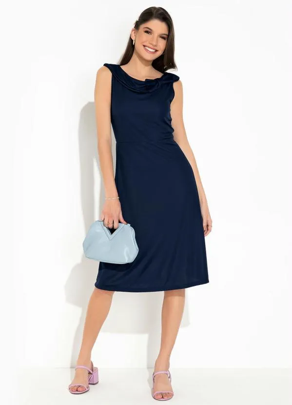 Rosalie - Vestido Marinho Laço 4