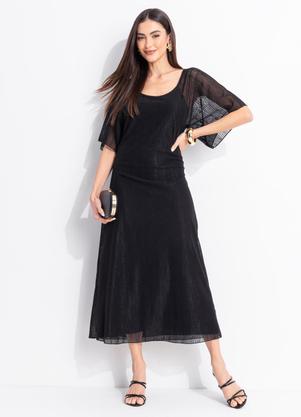 Vestido (Preto) em Tule