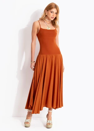 Colcci - Vestido Marrom - COLCCI