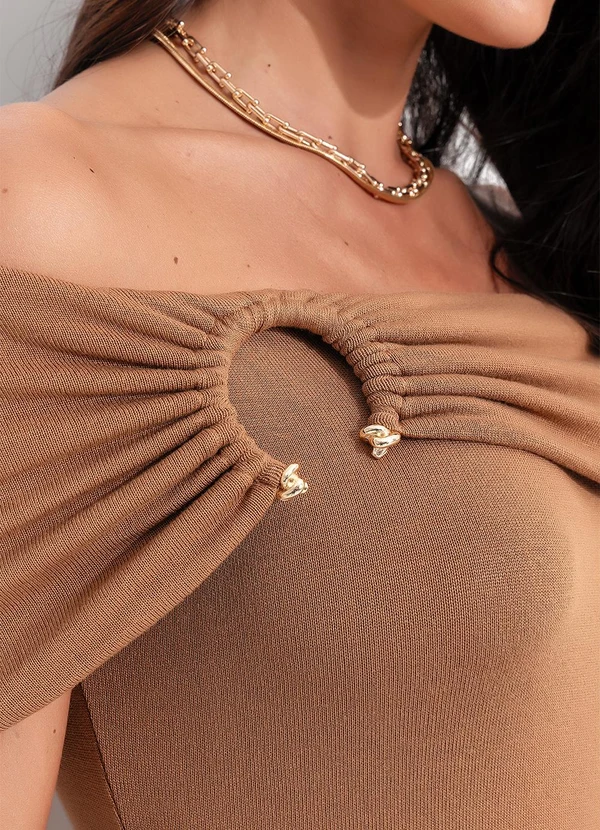 Colcci - Vestido Marrom 8