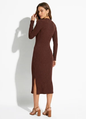 Colcci - Vestido Marrom - COLCCI