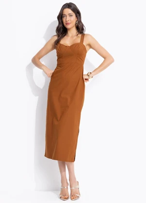 Colcci - Vestido Marrom - COLCCI