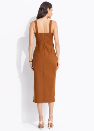 Colcci - Vestido Marrom - COLCCI