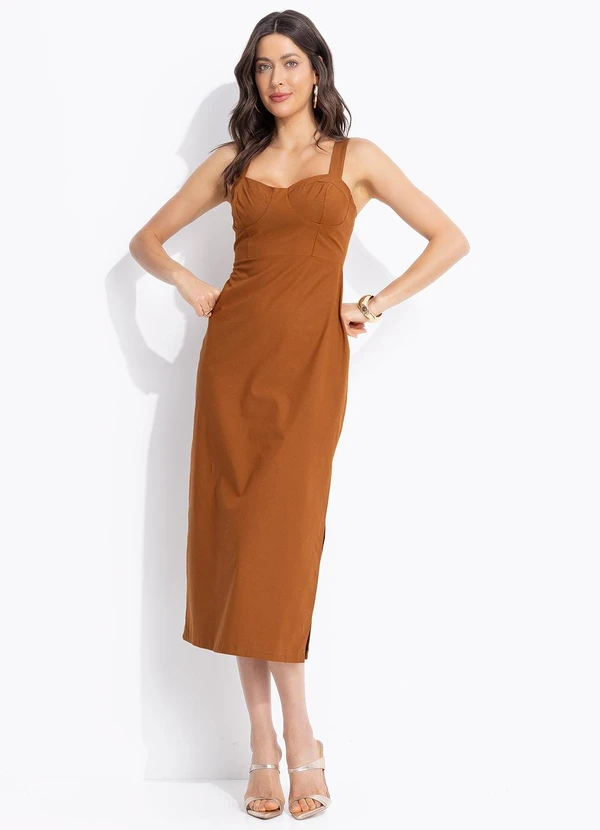 Colcci - Vestido Marrom