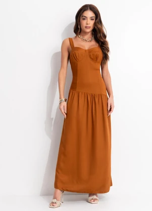 Colcci - Vestido Marrom - COLCCI