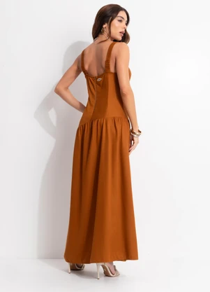 Colcci - Vestido Marrom - COLCCI