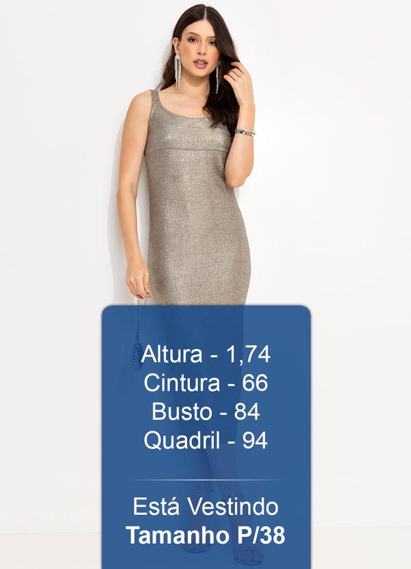 Colcci - Vestido Metalizado Dourado 5