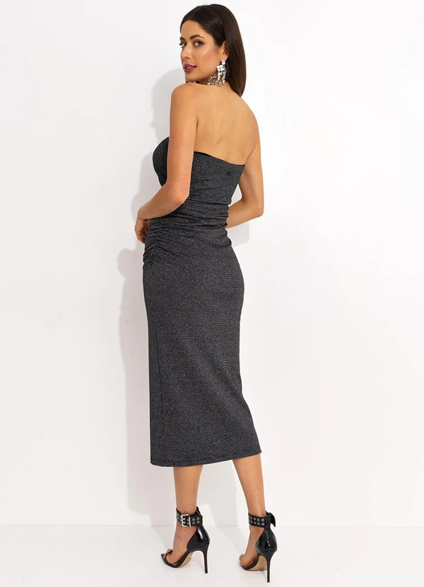 Colcci - Vestido Metalizado Prata 4