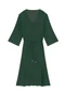 Malwee - Vestido Mídi Amplo em Viscolinho Verde Esmeralda - variação: Verde Esmeralda