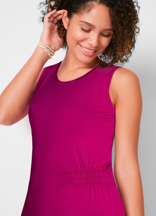 Outlet - Vestido Midi Assimétrico Violeta 3