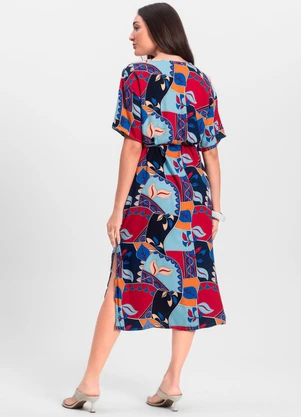 Infinita Cor - Vestido Midi Azul - INFINITA COR