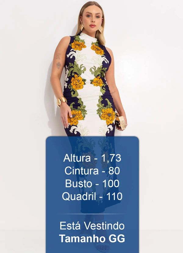 Farm - Vestido Midi Banana Real Bege 12