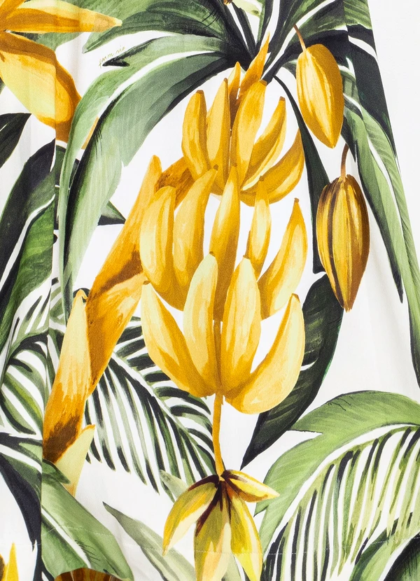 Farm - Vestido Midi Bananarte Verde 8