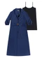 Angel - Vestido Midi C/Combinacao Bege - variação: Azul
