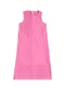 Angel - Vestido Midi Cambraia de Algodao Vermelho - variação: Rosa