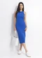 Colcci Jeans - Vestido Midi Canelado Cj Preto - variação: Azul