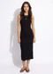 Colcci Jeans - Vestido Midi Canelado Cj Preto - variação: Preto