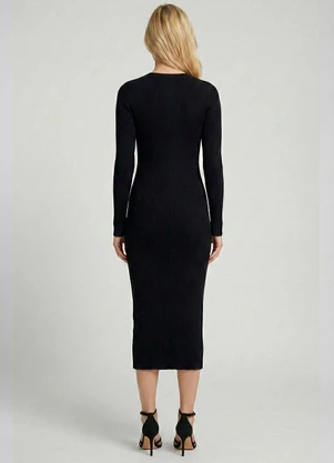 Ritmi Studio - Vestido Midi Canelado - RITMI STUDIO
