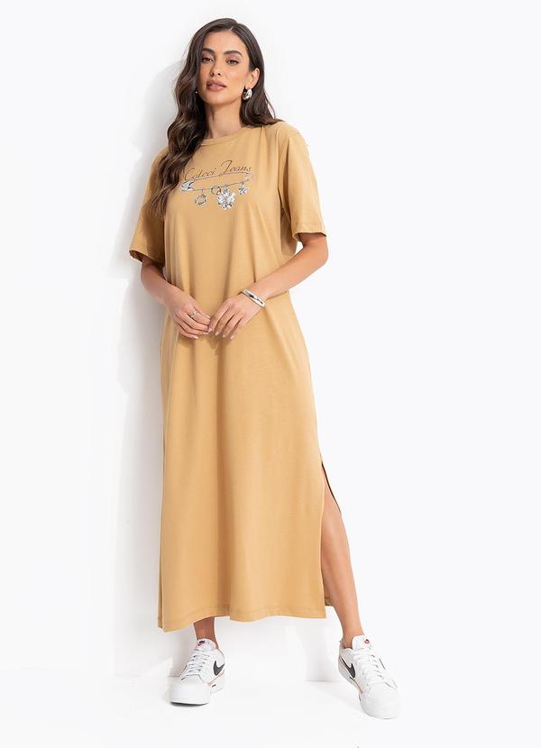 Colcci Jeans - Vestido Midi Cj Bege