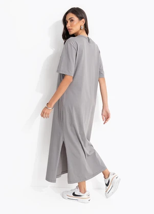 Colcci Jeans - Vestido Midi Cj Cinza - COLCCI JEANS