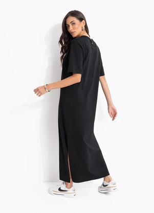 Colcci Jeans - Vestido Midi Cj Preto - COLCCI JEANS
