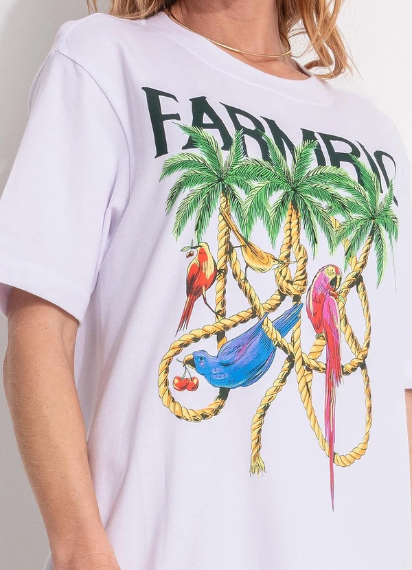 Farm - Vestido Midi Cordas e Aves Farm Rio Branco 7