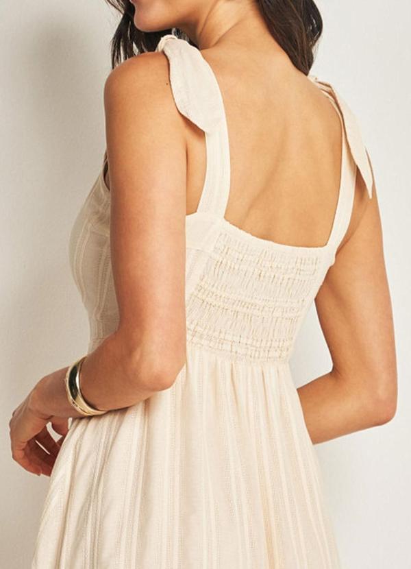 Doce Trama - Vestido Midi de Alça Branco 4
