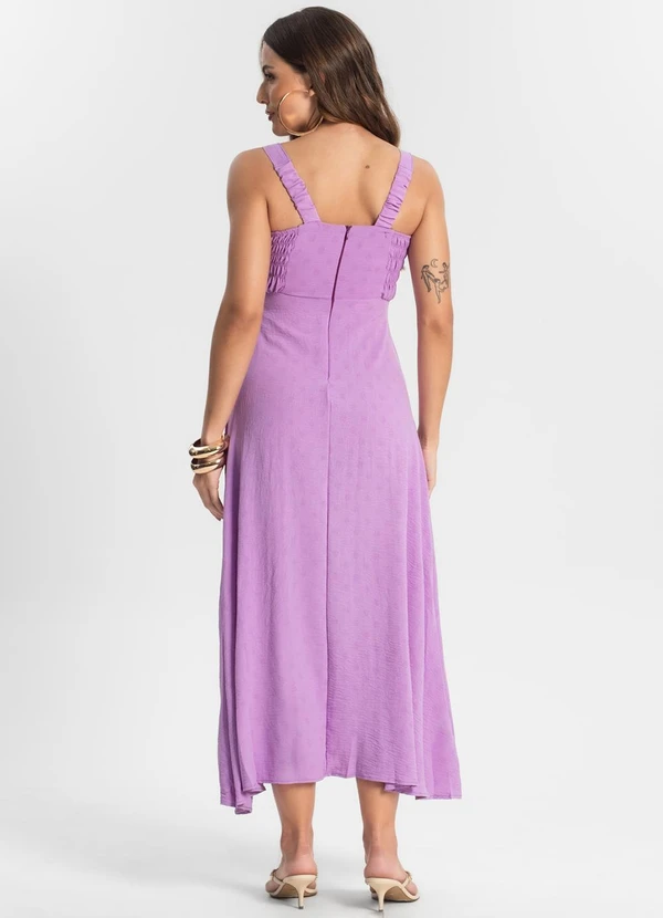 Endless - Vestido Midi de Alça Roxo 2