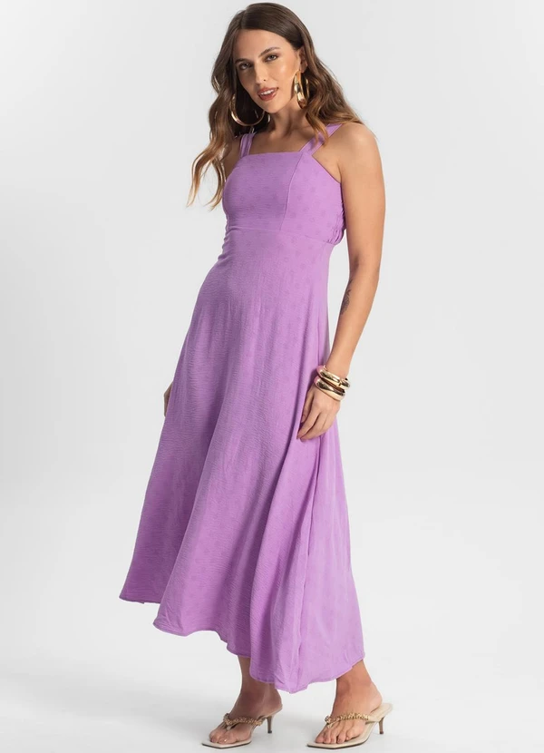 Endless - Vestido Midi de Alça Roxo 3