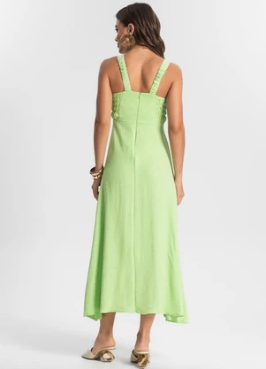 Endless - Vestido Midi de Alça Verde - ENDLESS